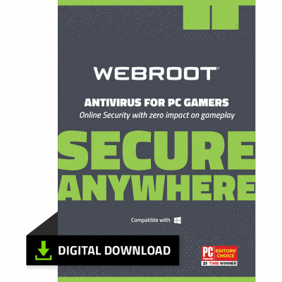 Webroot Antivirus Protection for PC Gamers 2024