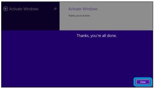 Activate Windows 8
