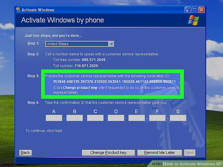 Activate Windows XP