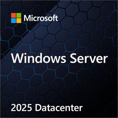 Windows Server Datacenter 2025 product logo on blue background