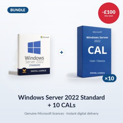 Windows Server 2022 Standard + 10 CALs