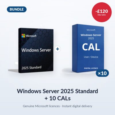 Windows Server 2025 Standard + 10 CALs